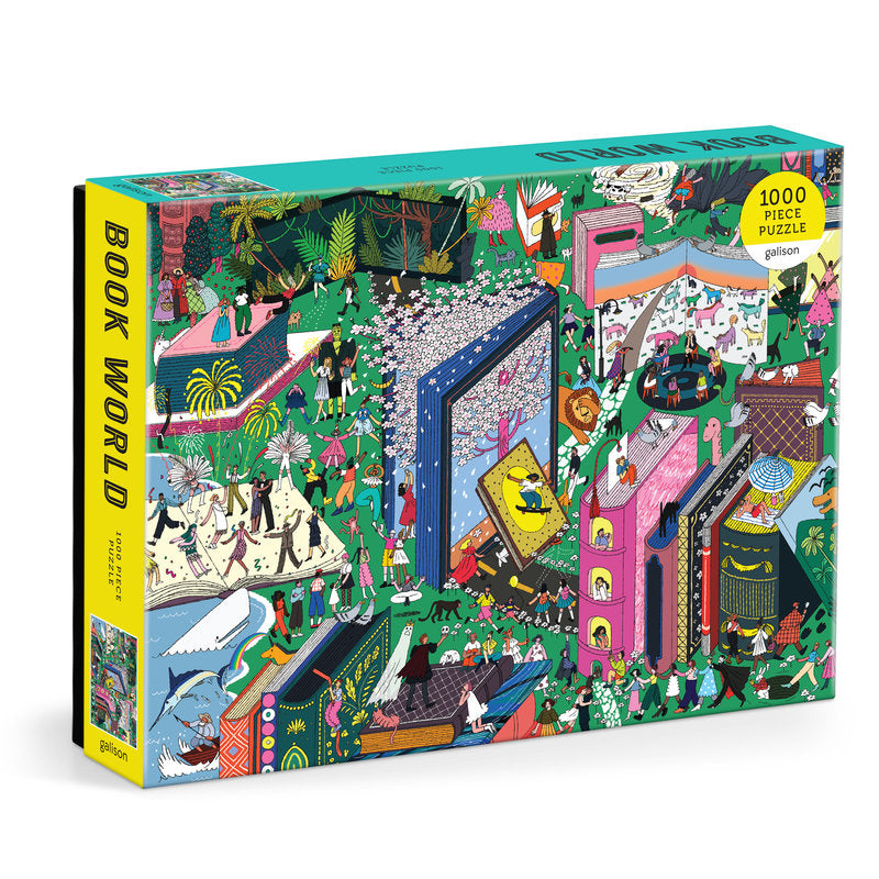 GALISON Book World 1000 Piece Puzzle
