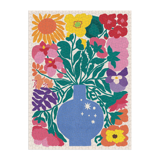 GALISON Zodiac Flowers 1000 Piece Puzzle