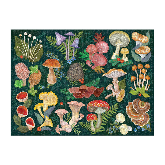 GALISON World of Mushrooms 1000 Piece Puzzle
