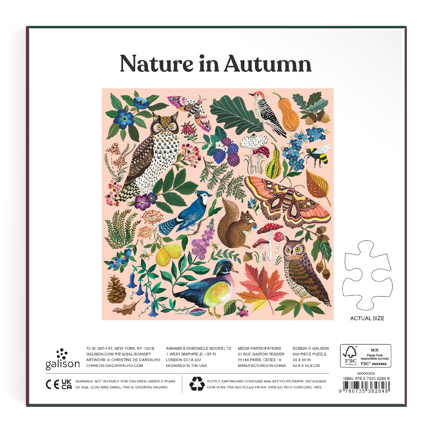 GALISON Nature in Autumn 500 Piece Puzzle