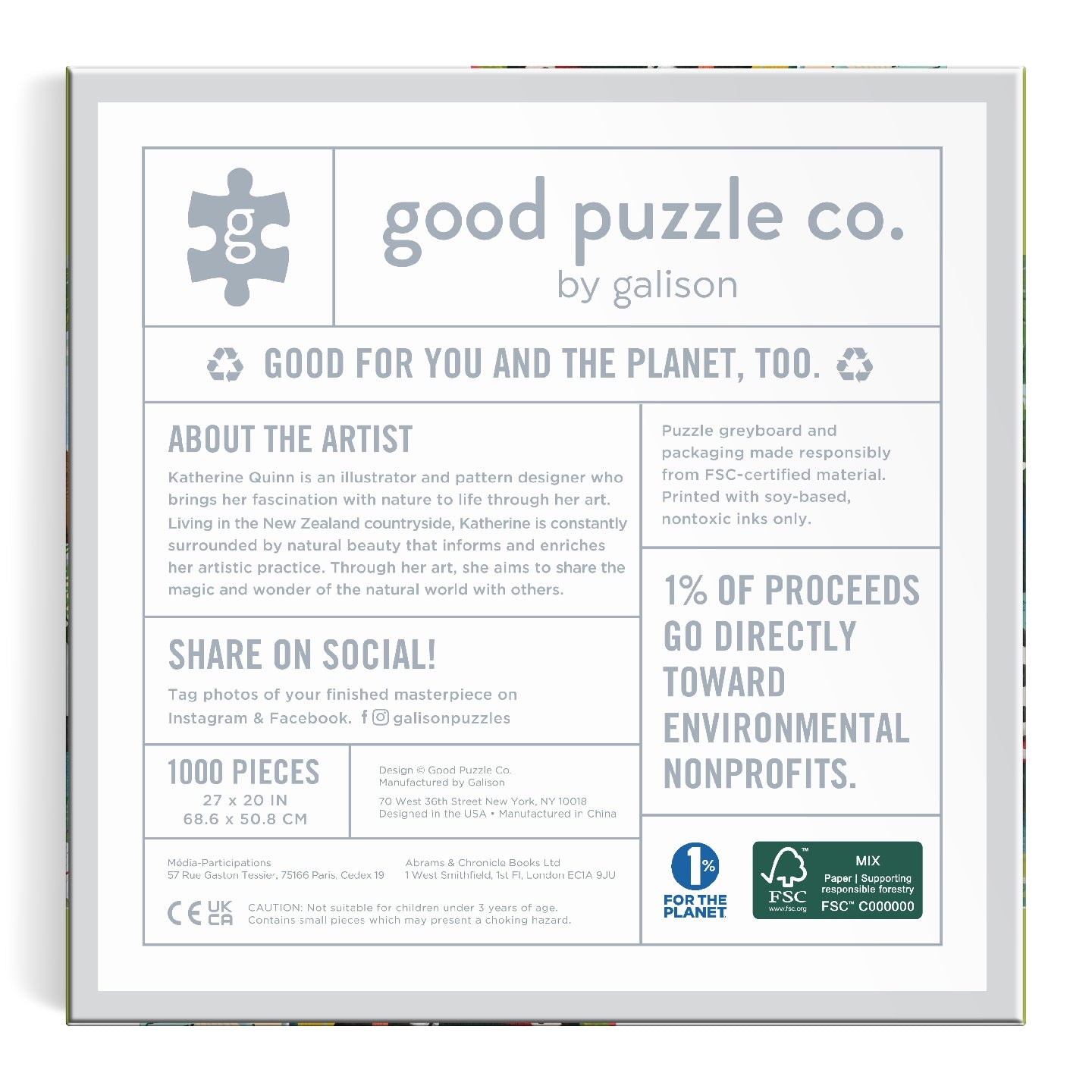 GALISON Good Puzzle Co. Cat Haven 1000 Piece Puzzle