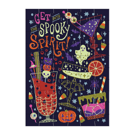 GALISON Get into the Spooky Spirit Greeting Card Puzzle