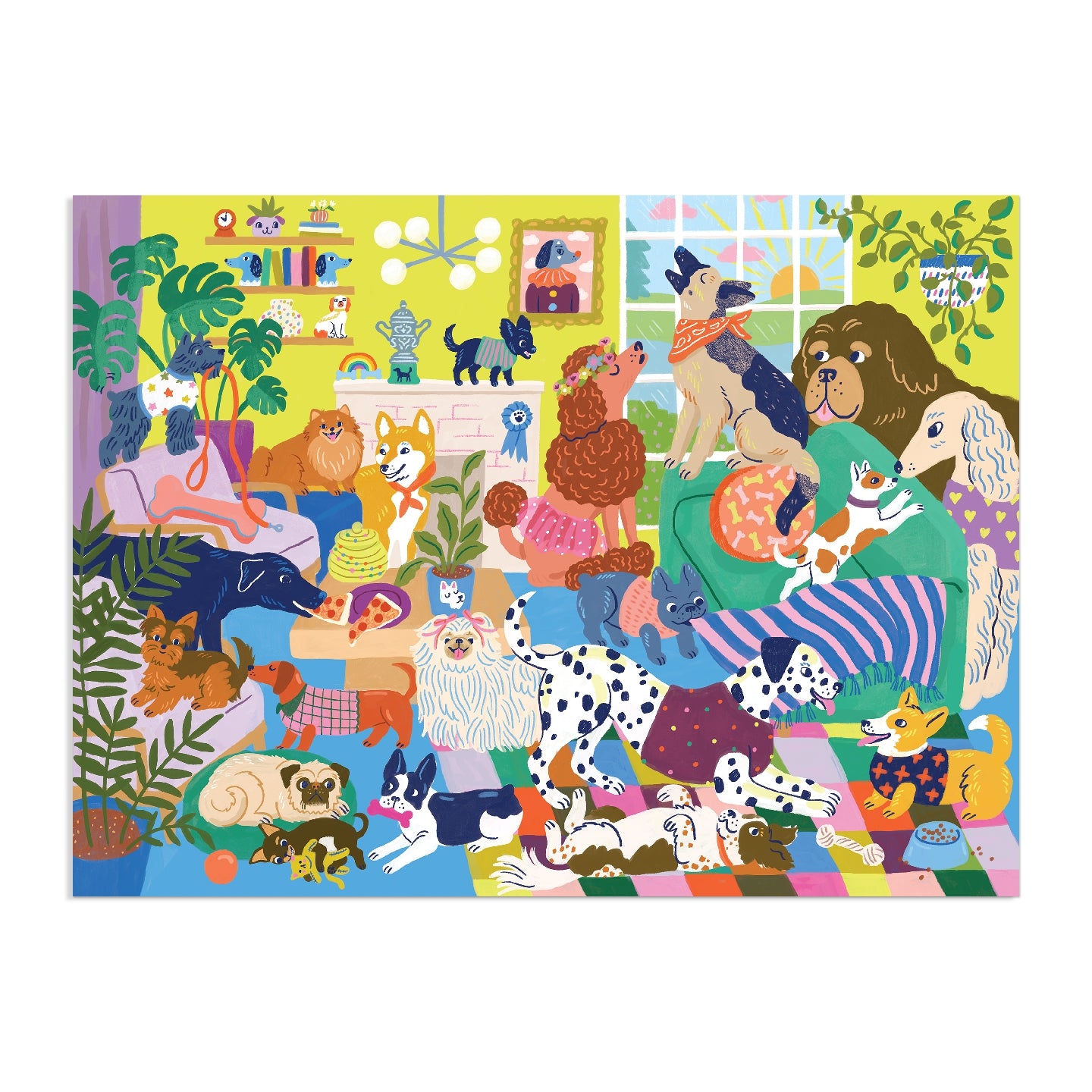 MUDPUPPY GALISON Good Dog Club 1000 Piece Family Puzzle