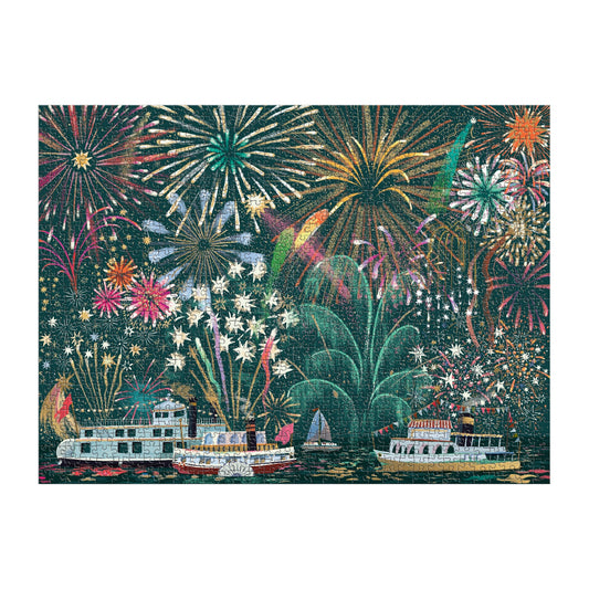 GALISON Fireworks Jubilee 1000 Piece Foil Puzzle