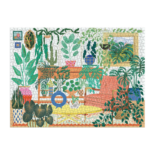 GALISON Houseplant Haven 1000 Piece Foil Puzzle