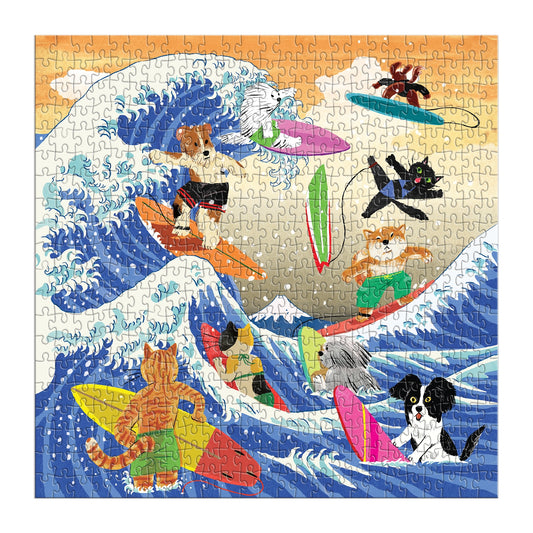 GALISON The Great Surf 500 Piece Puzzle