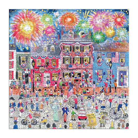 GALISON Michael Storrings Celebrate The USA 500 Piece Foil Puzzle