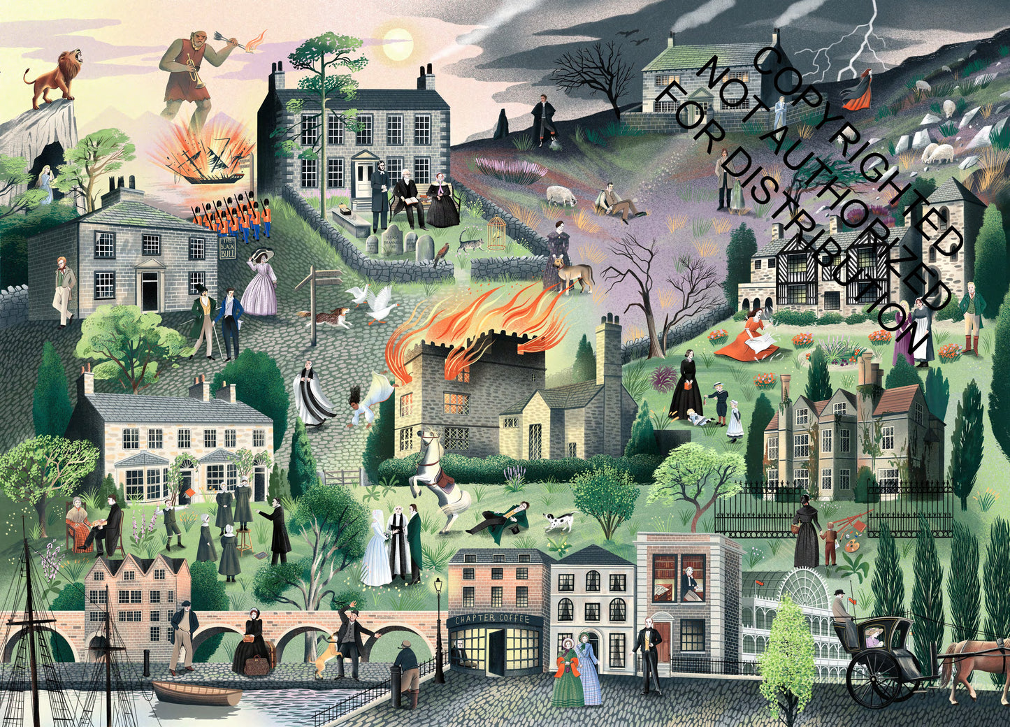LAURENCE KING The World of The Brontes 1000 Piece Puzzle