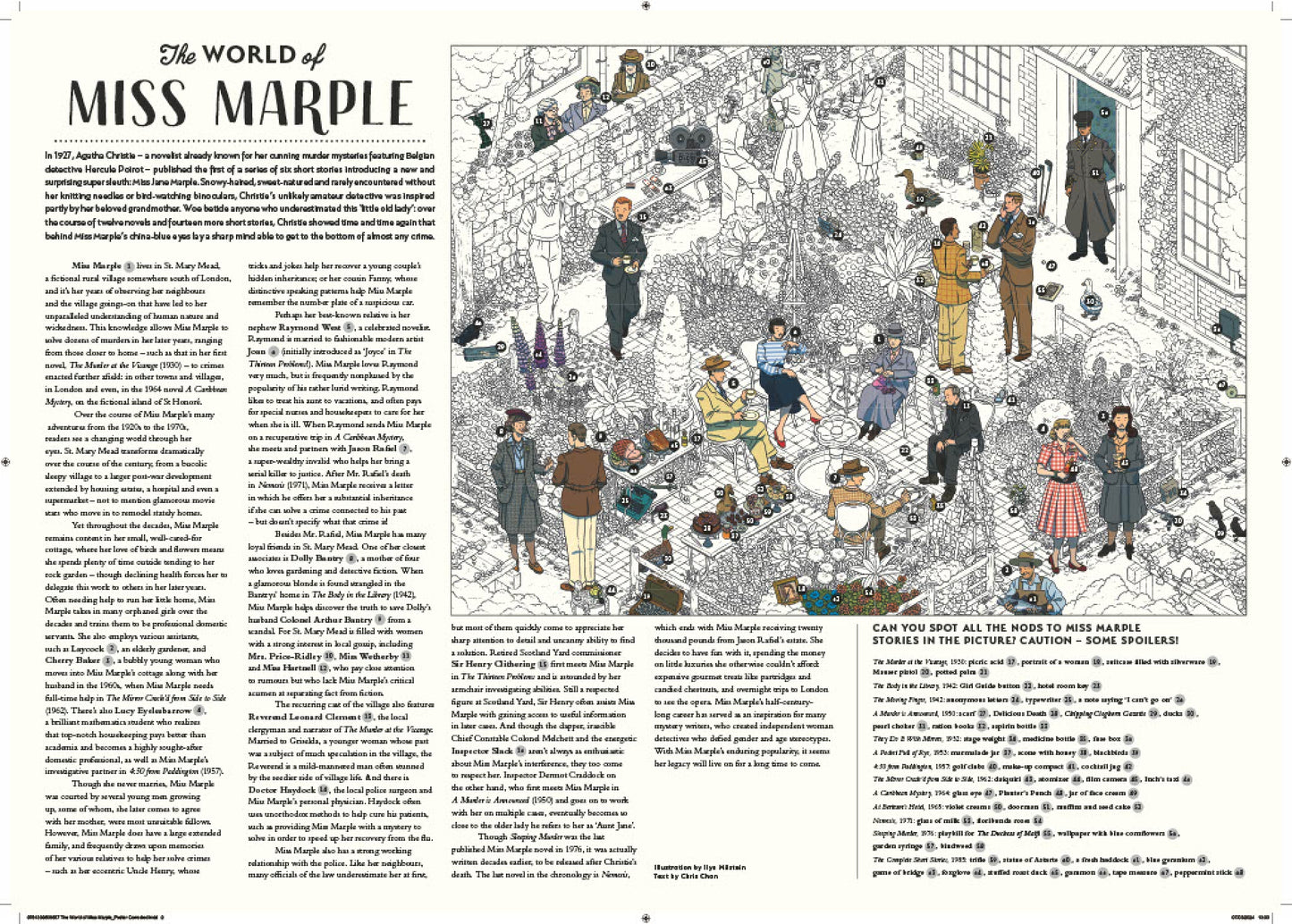 LAURENCE KING The World of Miss Marple 1000 Piece Puzzle