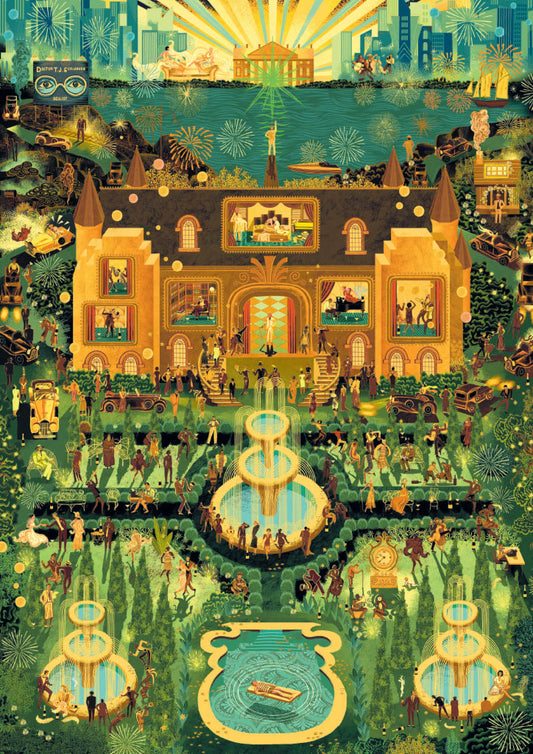 LAURENCE KING The World of The Great Gatsby 1000 Piece Puzzle