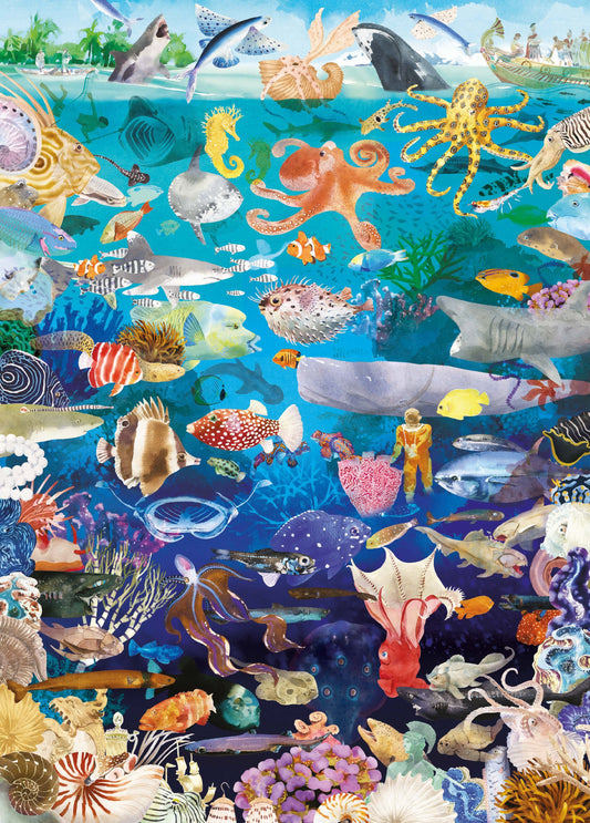 LAURENCE KING Around the World in 50 Fish 1000pcs