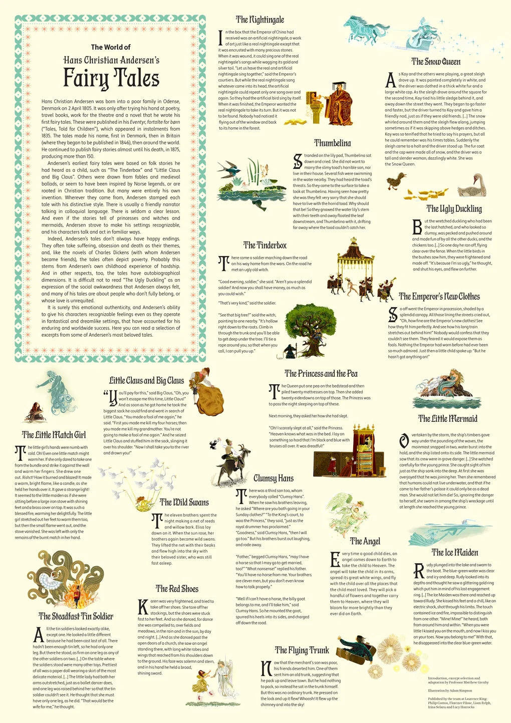 LAURENCE KING The World of Hans Christian Andersen's Fairy Tales: A 1000-piece jigsaw puzzle by Adam Simpson