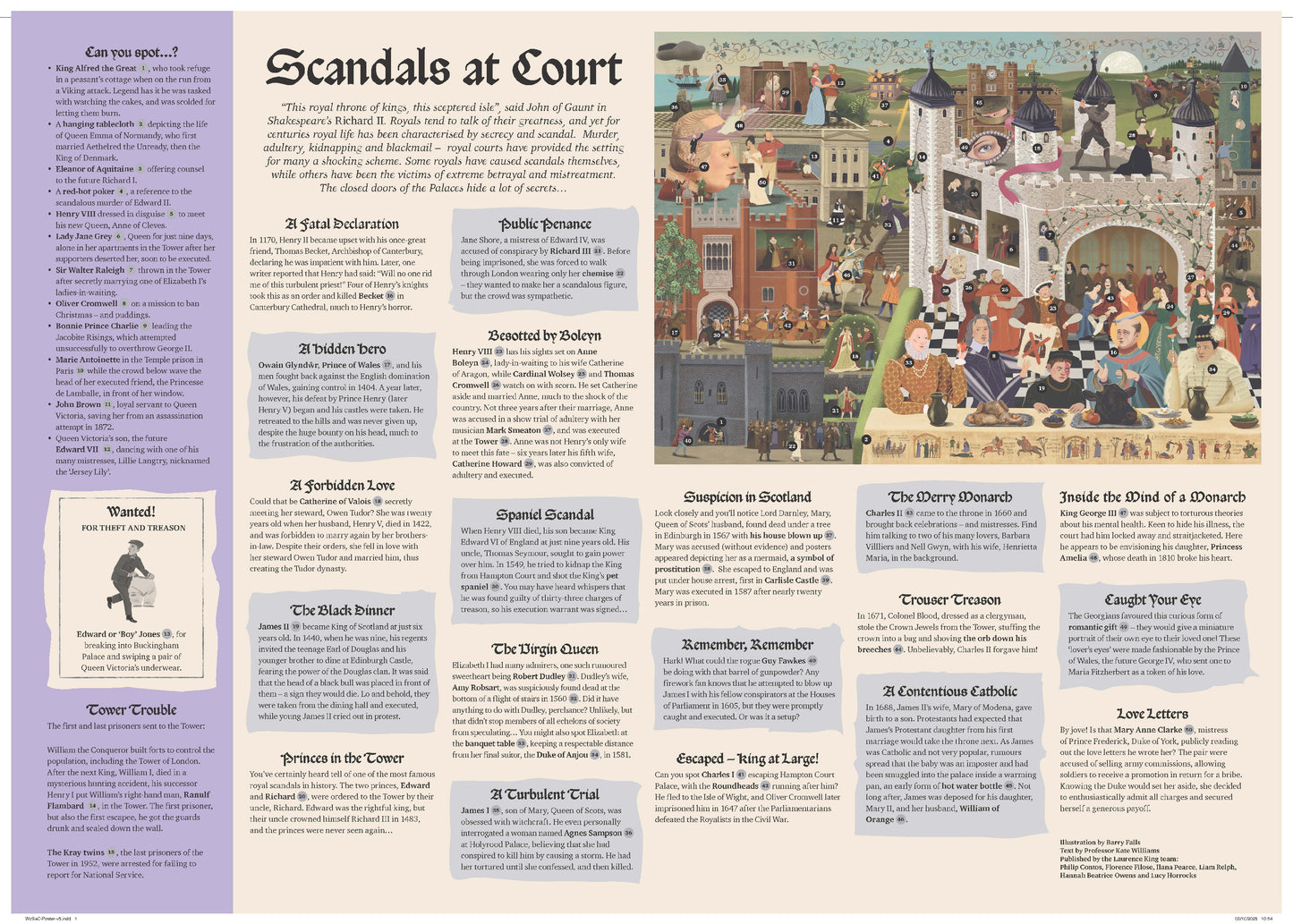 LAURENCE KING The World of Scandals at Court: A 1000-piece jigsaw puzzle