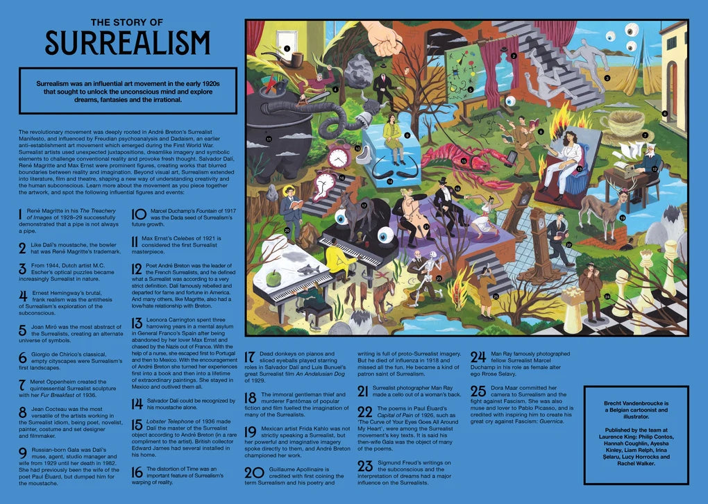 LAURENCE KING The Story of Surrealism 500 piece