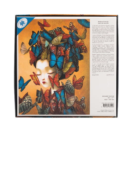 PAPERBLANKS Madame Butterfly 1000 Piece Jigsaw Puzzle by Paperblanks (Esprit de Lacombe)
