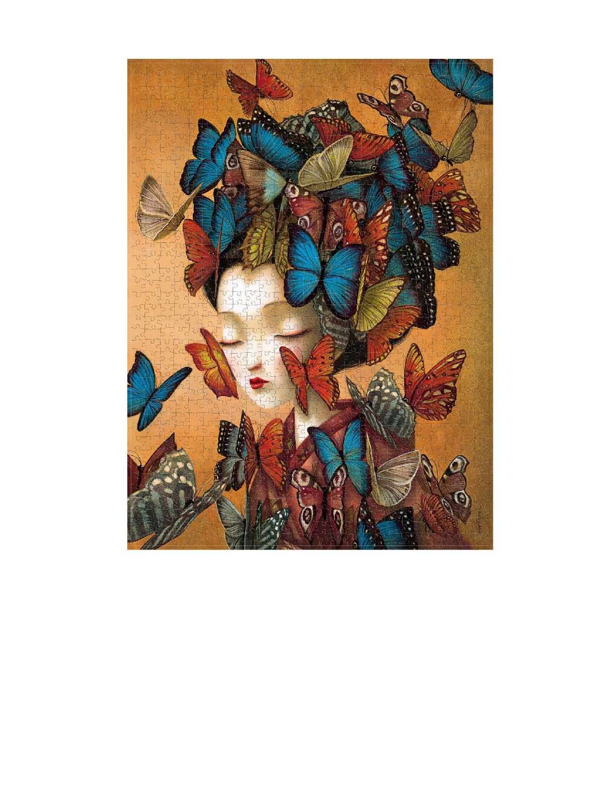 PAPERBLANKS Madame Butterfly 1000 Piece Jigsaw Puzzle by Paperblanks (Esprit de Lacombe)