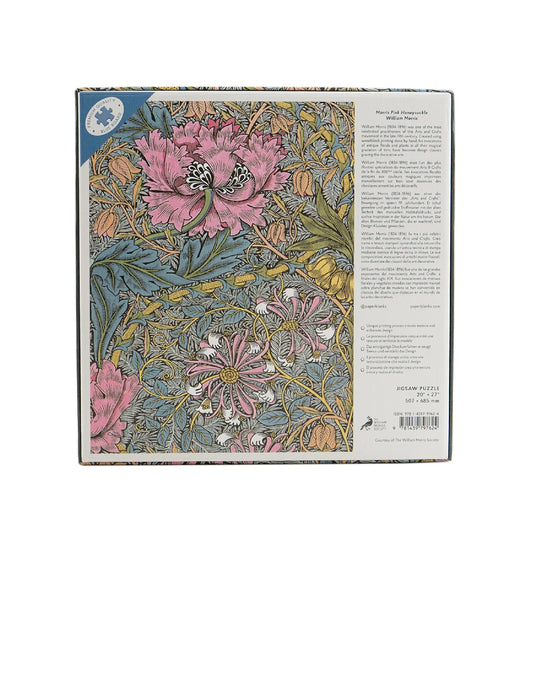PAPERBLANKS Morris Pink Honeysuckle 1000 Piece Jigsaw Puzzle (William Morris