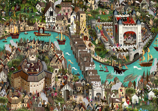 LAURENCE KING The World of Shakespeare 1000 Piece Puzzle