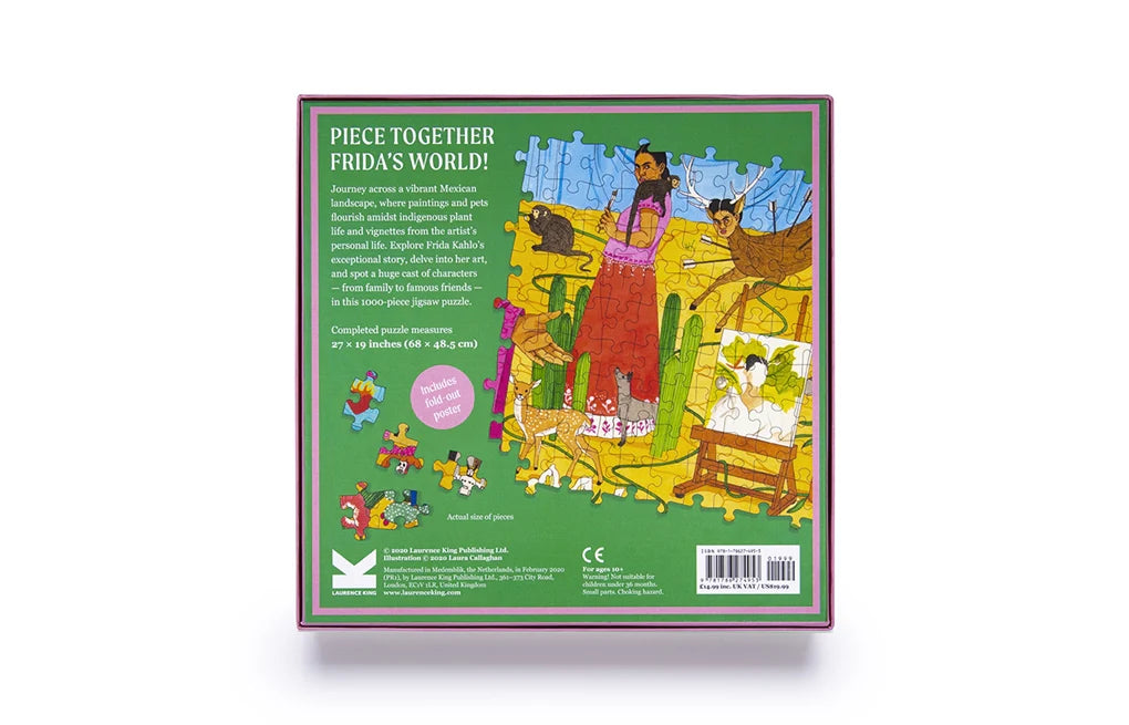 LAURENCE KING The World of Frida Kahlo 1000 Piece Puzzle