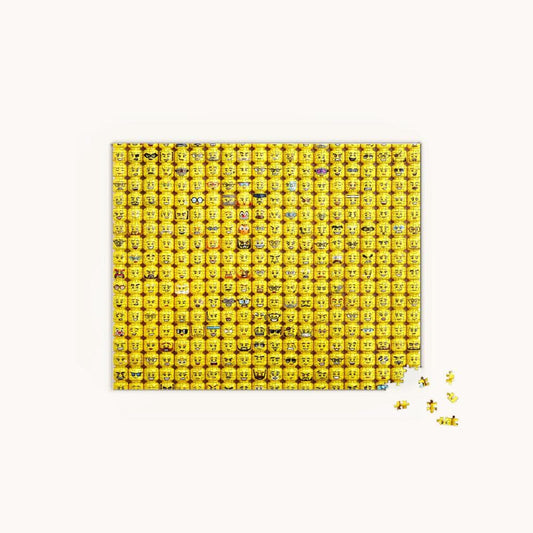CHRONICLE BOOKS LEGO Minifigure Faces 1000-Piece Puzzle