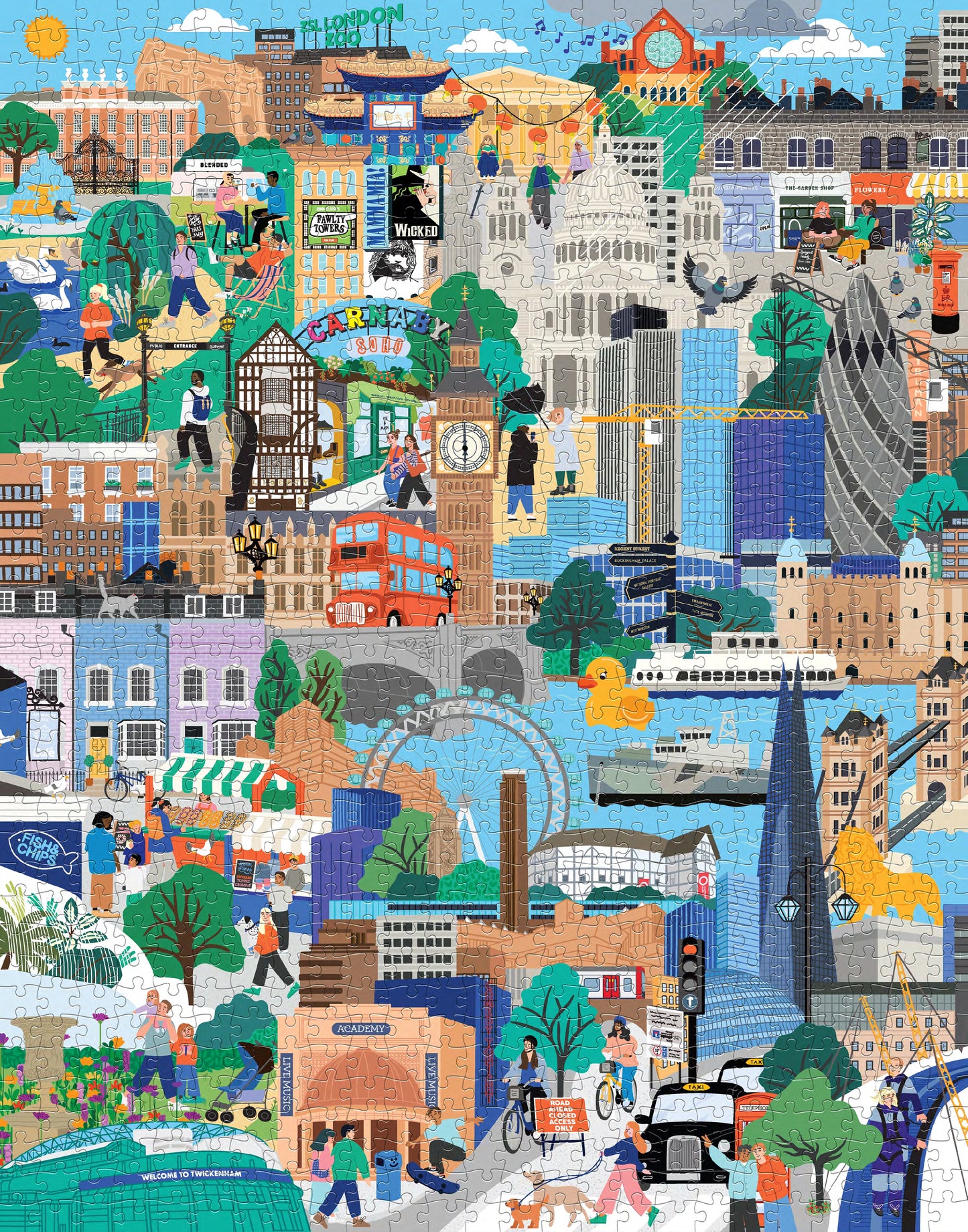 RIDLEY'S London Calling City Life 1000-piece Jigsaw Puzzle
