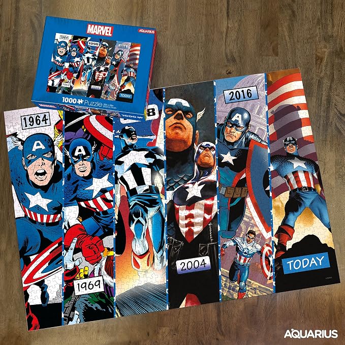 Aquarius Marvel Captain America (1000 Piece Jigsaw Puzzle)