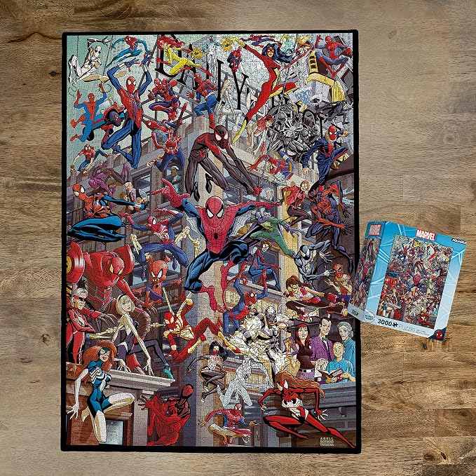 Aquarius Marvel Spider Man Heroes Puzzle (3000 Piece Jigsaw Puzzle)