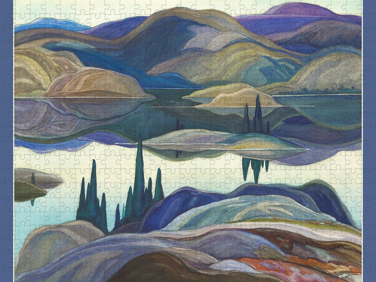 Pomegranate, Franklin Carmichael: Mirror Lake 500-Piece Jigsaw Puzzle