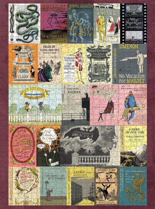 Pomegranate, Edward Gorey's Book Covers 1000-Piece Jigsaw Puzzle