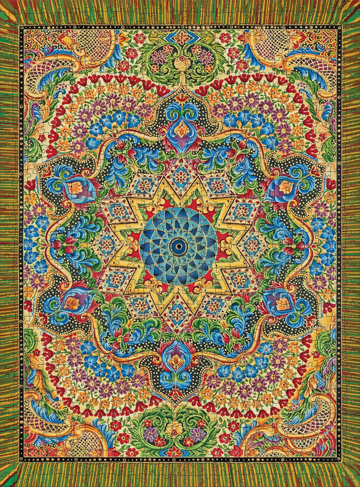 Pomegranate, Paul Heussenstamm: Tapestry Mandala 1000-Piece Jigsaw Puzzle