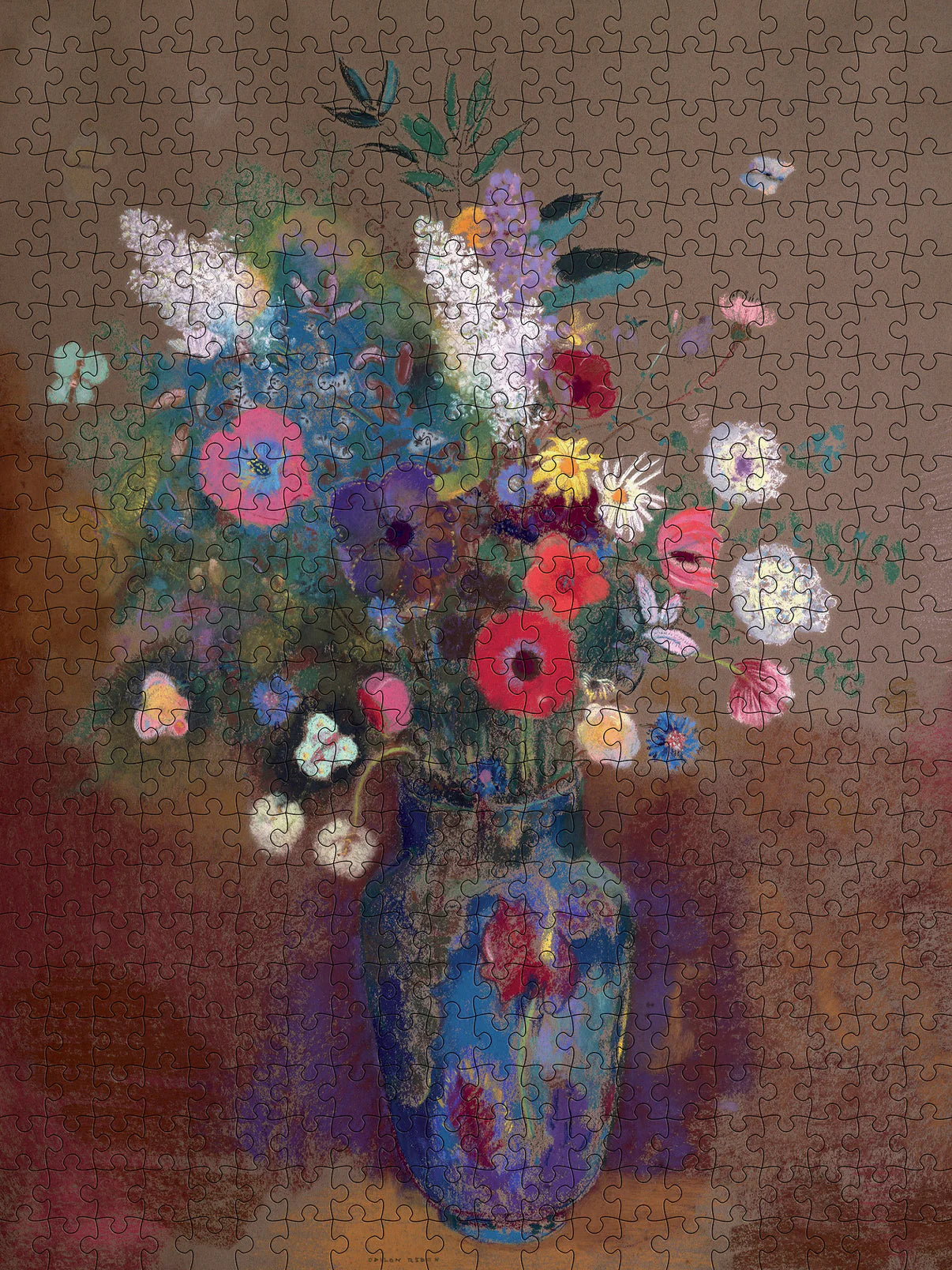 Pomegranate, Odilon Redon: Bouquet of Flowers 500-Piece Jigsaw Puzzle