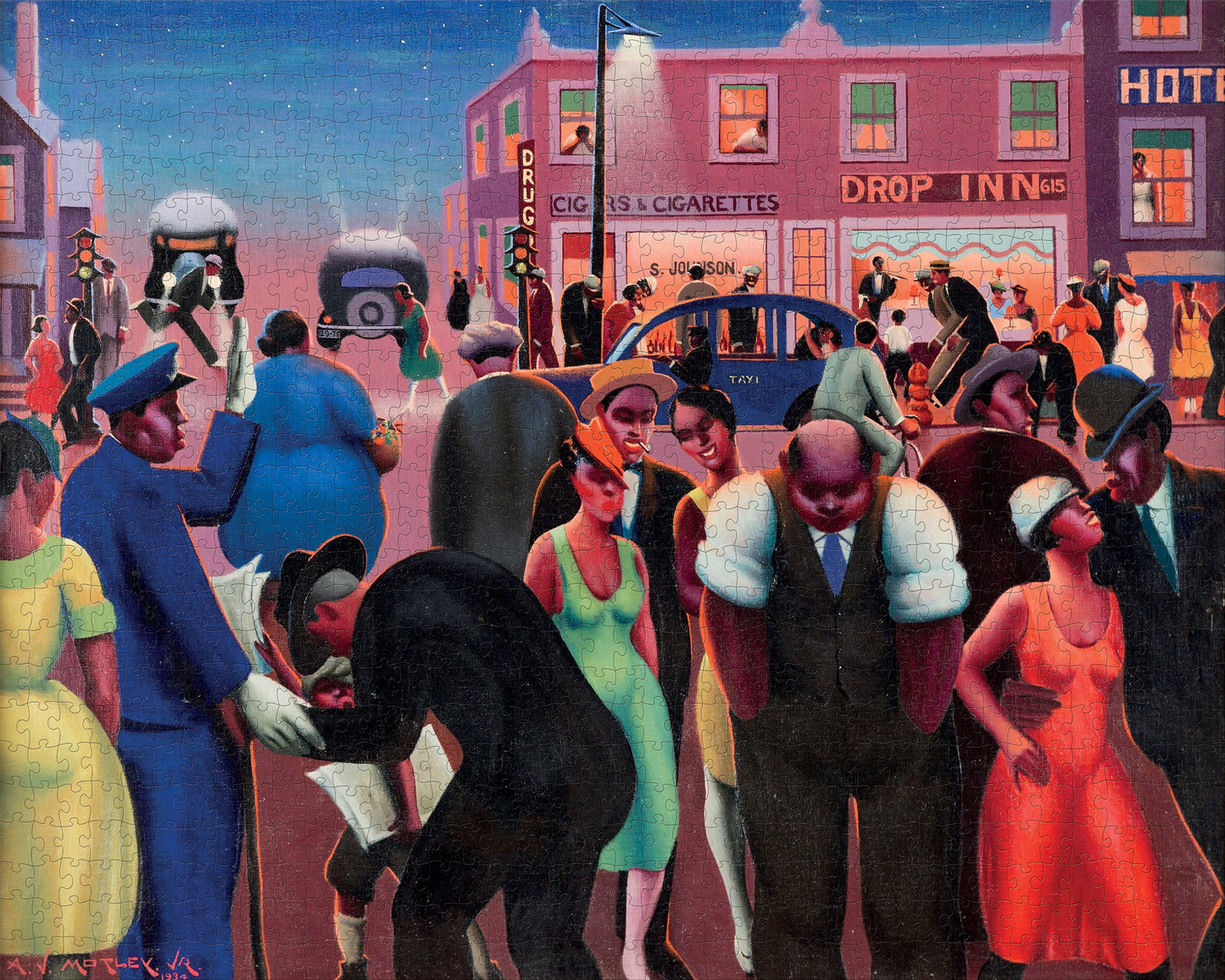 Pomegranate, Archibald Motley: Black Belt 1000-Piece Jigsaw Puzzle