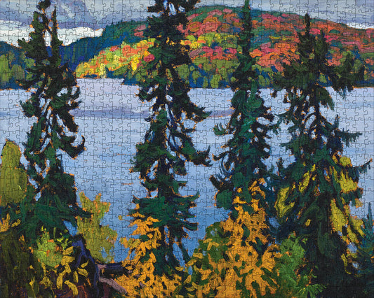 Pomegranate, Lawren S. Harris: Montreal River 1000-Piece Jigsaw Puzzle