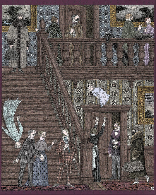 Pomegranate, Edward Gorey: Baby Toss 1000-Piece Jigsaw Puzzle