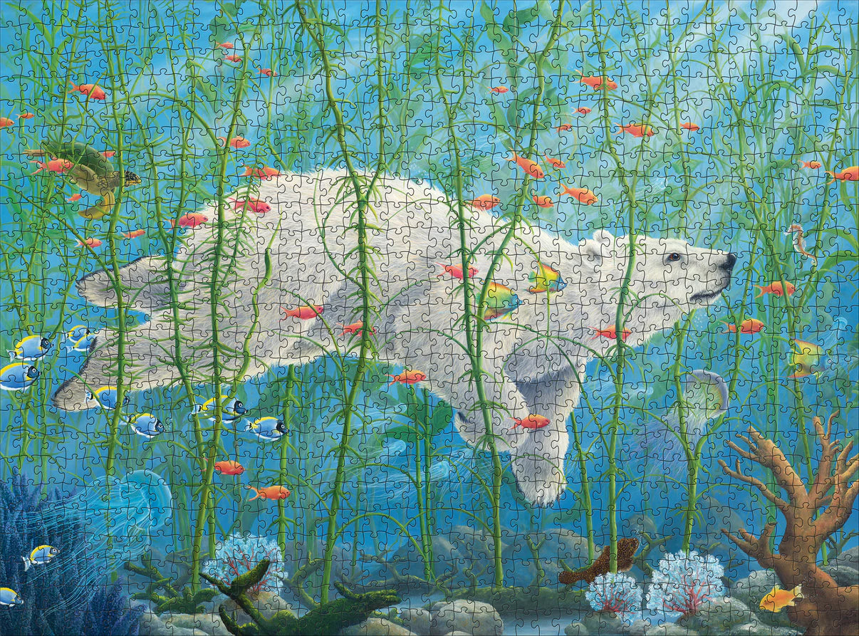 Pomegranate, Robert Bissell: The Buffalo 1000-Piece Jigsaw Puzzle