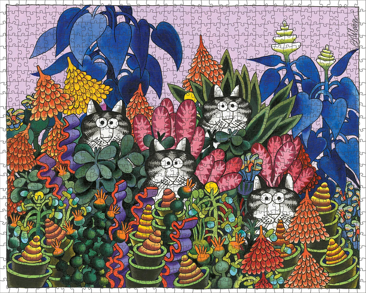 Pomegranate, B. Kliban: Jungle Cats 1000-Piece Jigsaw Puzzle