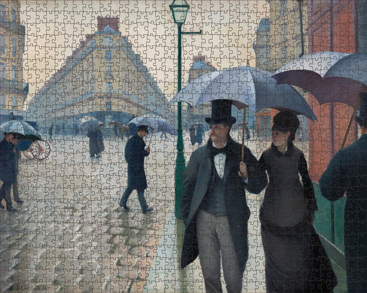 Pomegranate, Gustave Caillebotte: Paris Street; Rainy Day 1000-Piece Jigsaw Puzzle