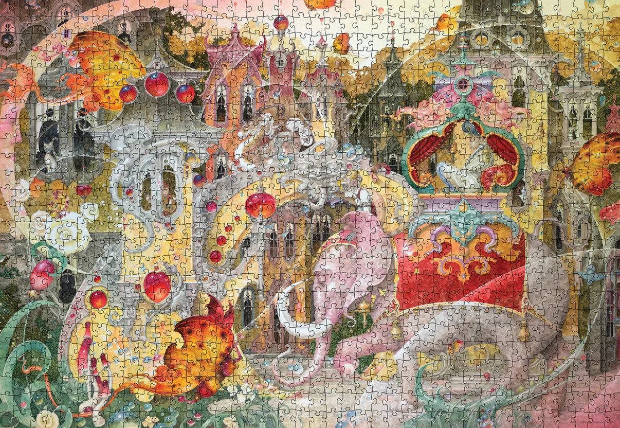 Pomegranate, Daniel Merriam: Moon Voyage 1000-Piece Puzzle