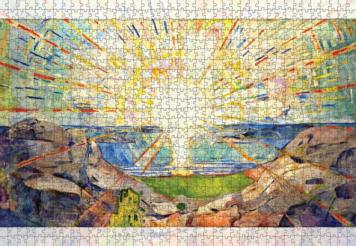 Pomegranate, Edvard Munch: The Sun 1000-Piece Jigsaw Puzzle