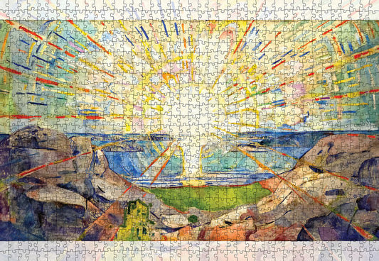 Pomegranate, Edvard Munch: The Sun 1000-Piece Jigsaw Puzzle