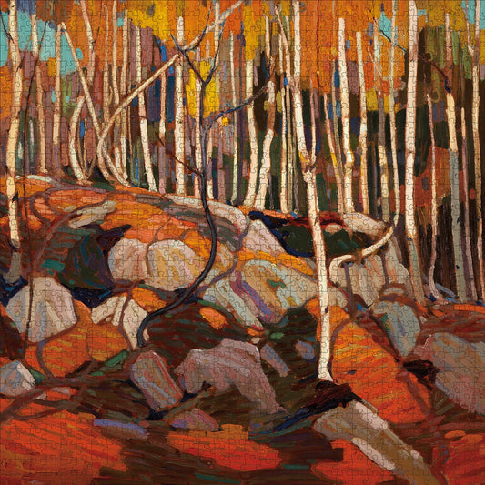 Pomegranate, Tom Thomson: The Birch Grove, Autumn 1000-Piece Jigsaw Puzzle
