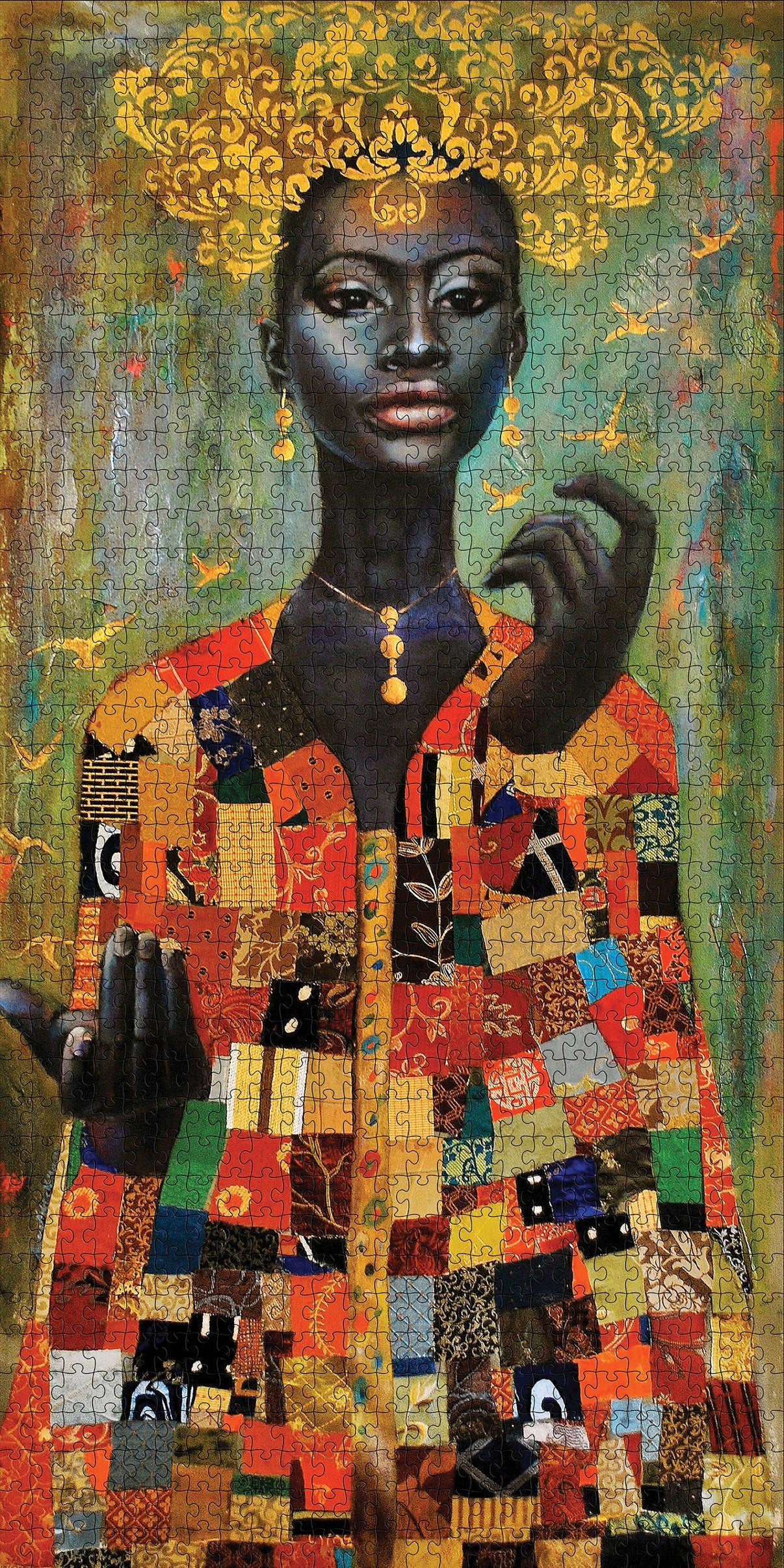 Pomegranate, Tamara Madden: Her Coat of Many Colors 1000-Piece Jigsaw Puzzle