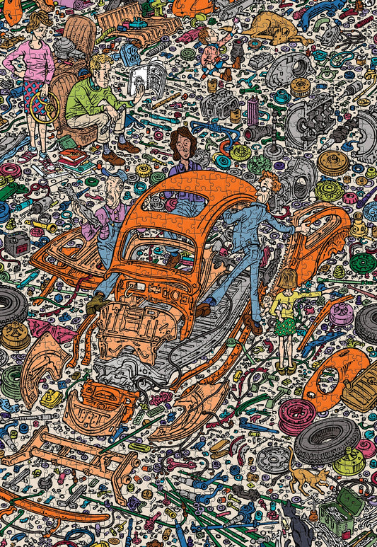 Pomegranate, Peter Aschwanden: The Exploded Beetle 1000-Piece Jigsaw Puzzle