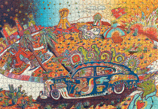 Pomegranate, Gilbert “Magu” Luján: Cruising Turtle Island 1000-Piece Jigsaw Puzzle