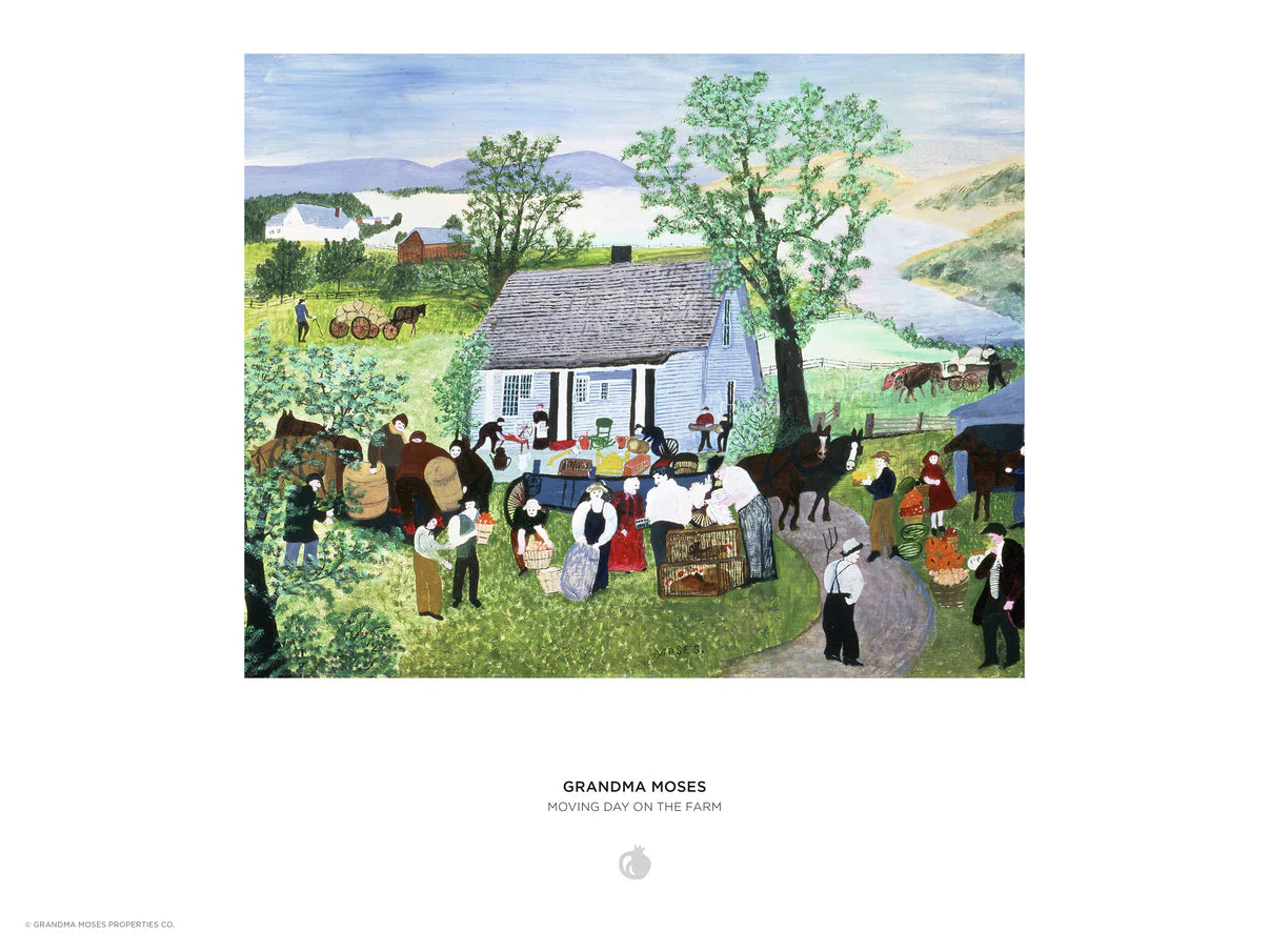 Pomegranate, Grandma Moses: Moving Day on the Farm 1000-Piece Jigsaw Puzzle