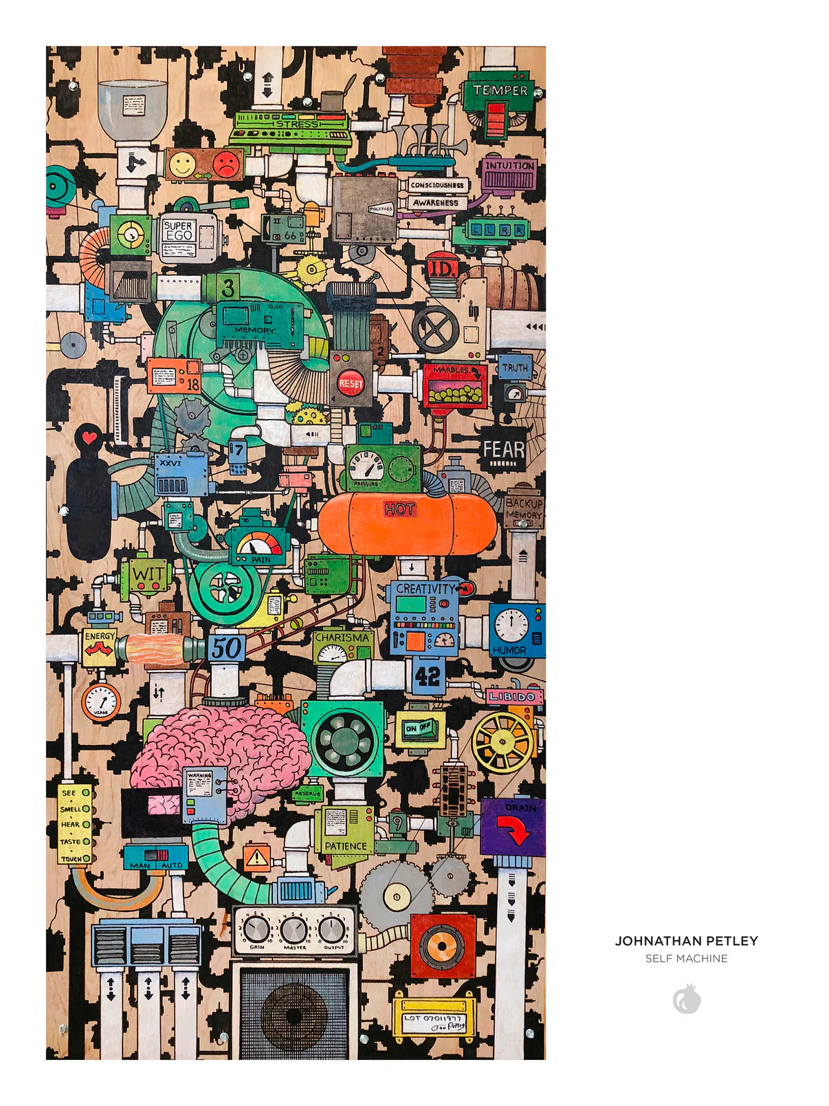 Pomegranate, Jonathan Petley: Self Machine 1000-Piece Jigsaw Puzzle