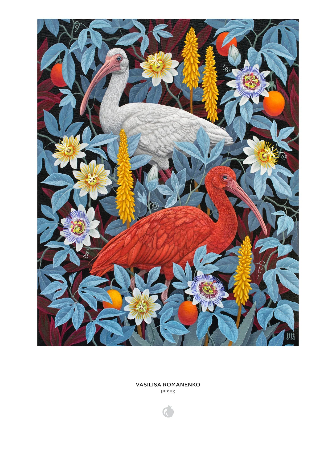 Pomegranate, Vasilisa Romanenko: Ibises 1000-Piece Jigsaw Puzzle