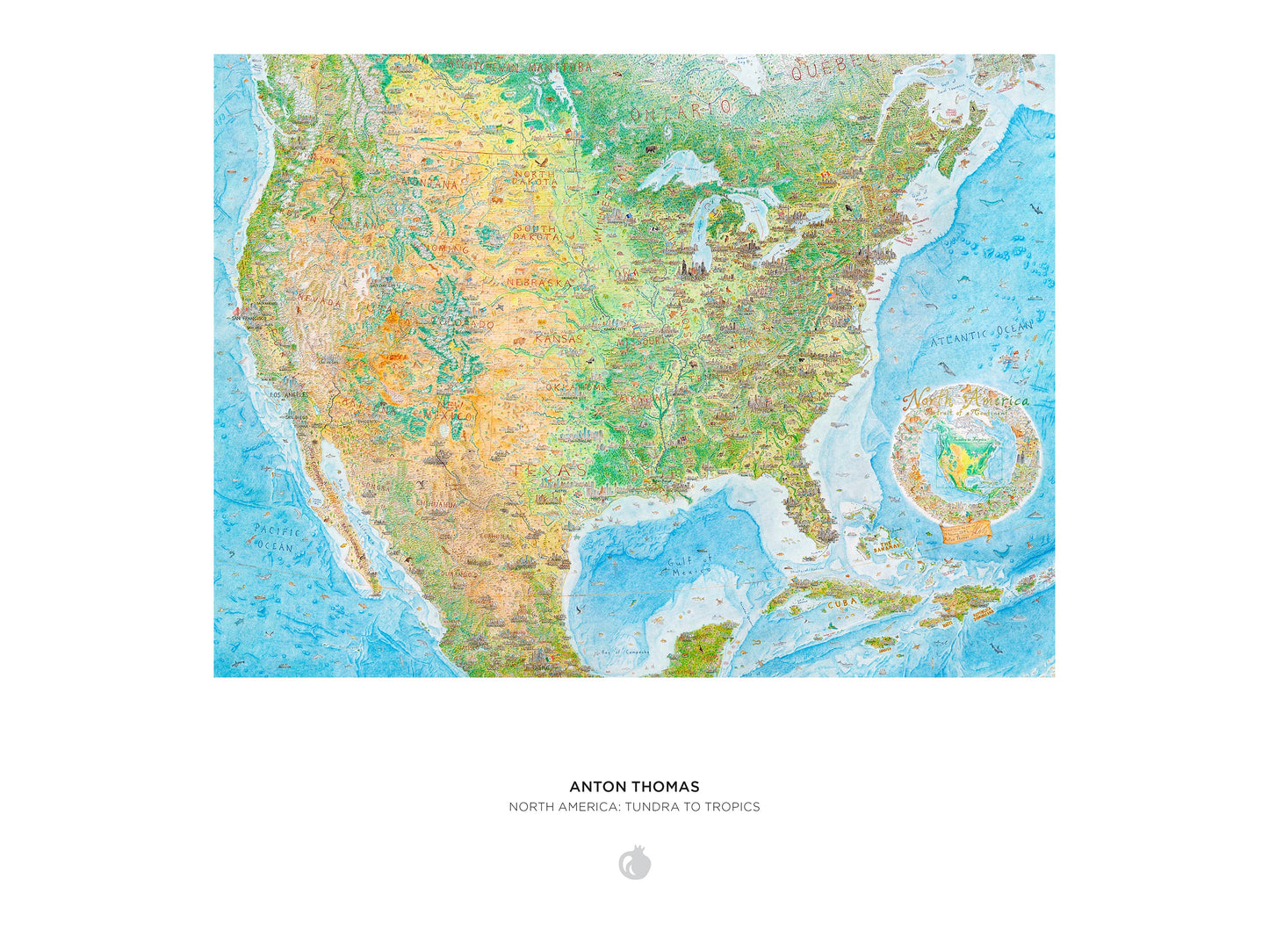 Pomegranate, Anton Thomas: North America: Tundra to Tropics 1000-Piece Jigsaw Puzzle