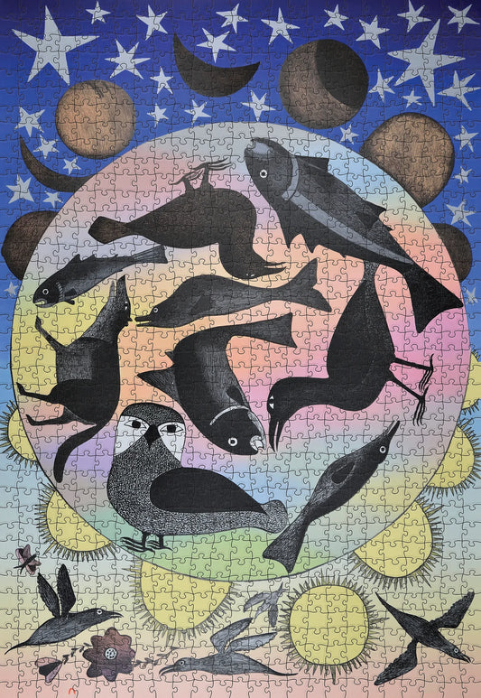 Pomegranate, Kenojuak Ashevak: Siilavut, Nunavut 1000-Piece Jigsaw Puzzle