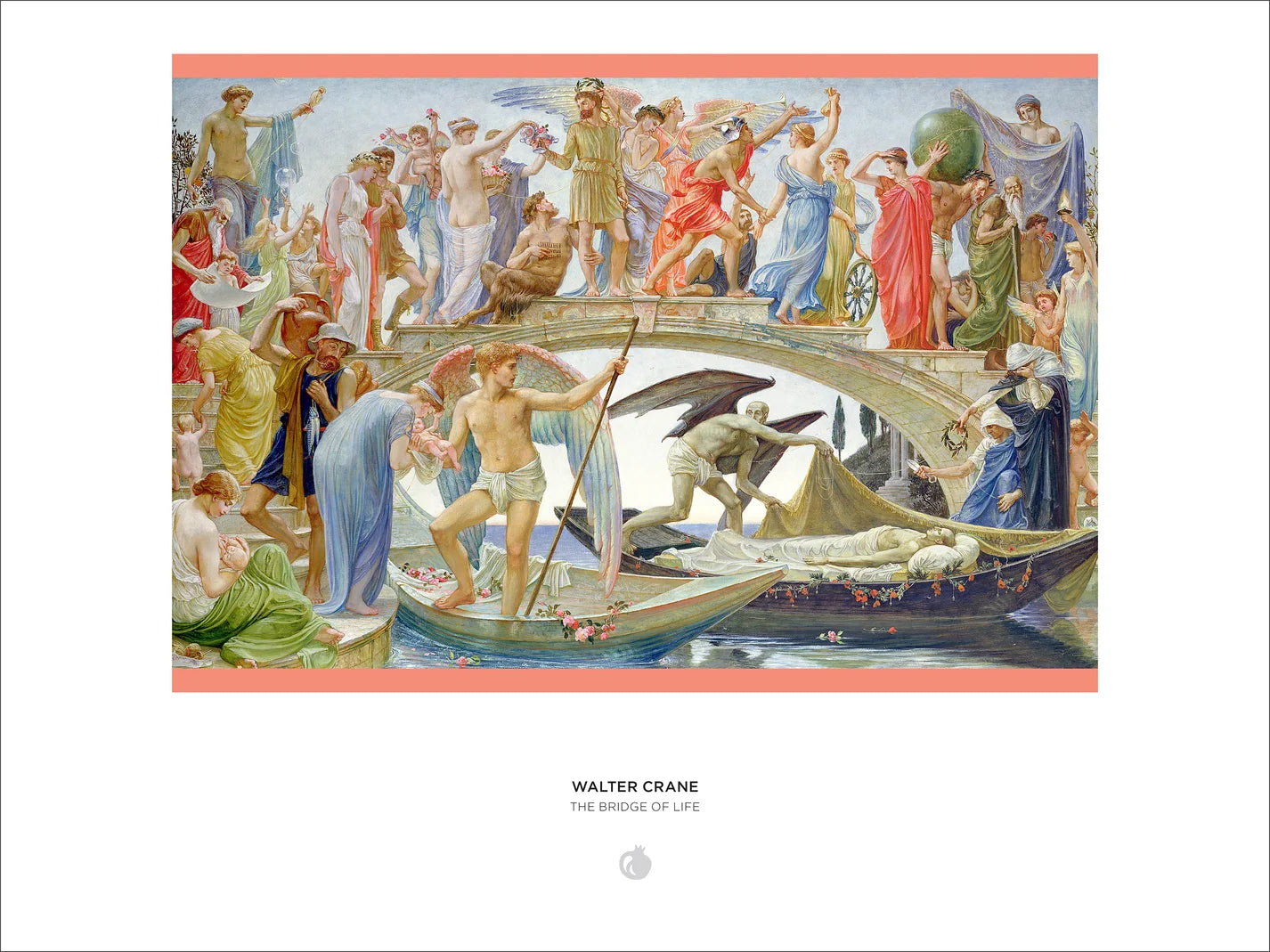 Pomegranate, Walter Crane: The Bridge of Life 1000-Piece Jigsaw Puzzle